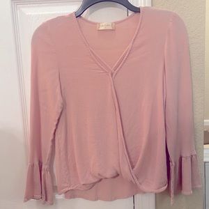 Light pink fashion top